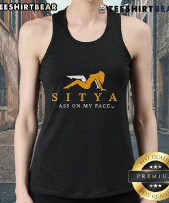 Stylish Top Sitya Ass On My Face Tank Top featuring a bold graphic design, perfect for casual summer outfits.