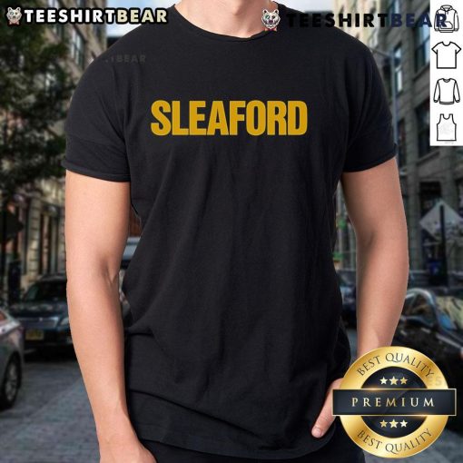 Top Sleaford Mods Logo T-Shirt featuring bold graphic design, perfect for fans of the British punk music duo.