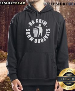 Alt Text: Top Sleaford Mods UK Grim Hoodie featuring bold graphic design and comfortable fit, perfect for fans of the band.
