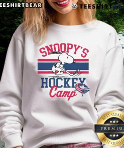 Top Snoopy Calgary Flames Camp Snoopy NHL sweatshirt featuring Snoopy and team logo, perfect for fans and cozy wear.