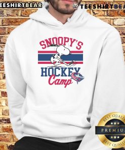Top Snoopy Columbus Blue Jackets hoodie from Camp Snoopy, featuring NHL teams design for fans.