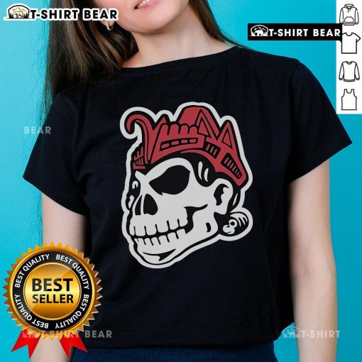 Top SoM Skull Decorative Pillowcase Ladies Tee featuring a stylish skull design on soft fabric, perfect for home decor.