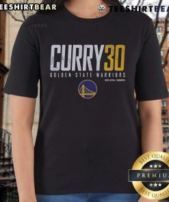 Top Stephen Curry Golden State Warriors Ladies Tee featuring vibrant team colors and stylish design for female fans.