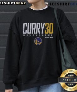 Top Stephen Curry Golden State Warriors sweatshirt featuring vibrant team colors and a stylish design for fans.