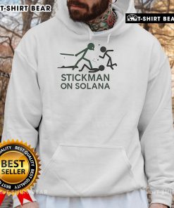 Top Stickman on Solana Hoodie featuring a unique design for crypto enthusiasts and stylish streetwear lovers.