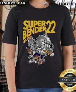 Alt Text: Top Super Bender 22 Ladies Tee in vibrant colors, perfect for casual wear and stylish summer outfits.