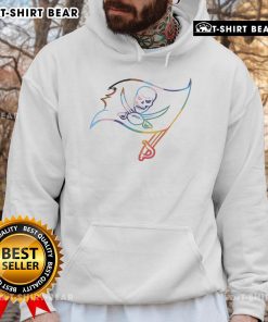 Top Tampa Bay Buccaneers Logo Pride Hoodie showcasing vibrant colors and team spirit for fans.