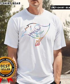 Top Tampa Bay Buccaneers Logo Pride T-Shirt featuring vibrant team colors and iconic logo, perfect for fans.