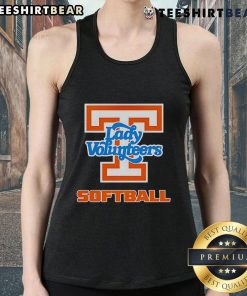 Alt Text: 2025 Top Tennessee Lady Volunteers Softball tank top featuring vibrant colors and team logo, perfect for fans.