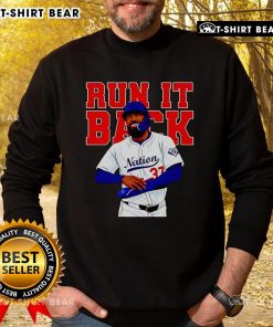 Top Teoscar Hernandez Run It Back Los Angeles baseball sweatshirt featuring vibrant graphics and a comfortable fit.