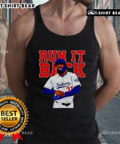Teoscar Hernandez Run It Back Los Angeles baseball tank top featuring vibrant graphics and a stylish design for fans.