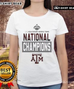 Alt Text: Top Texas A&M Aggies 2025 NCAA DI Women's Tennis National Champions Ladies Tee showcasing team pride and victory.