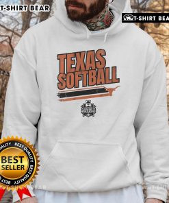 Top Texas Softball Women's College World Series Stripe Hoodie in vibrant colors, perfect for game day wear.