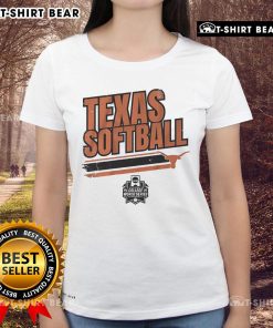 Top Texas Softball Women's College World Series Stripe Ladies Tee showcasing team spirit and style for fans.