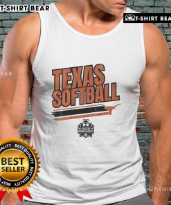 Alt Text: Top Texas Softball Women's College World Series Stripe Tank Top in vibrant colors, perfect for fans and athletes.