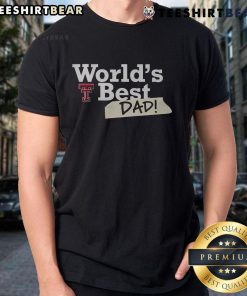 Alt Text: Top Texas Tech Red Raiders World's Best Dad T-Shirt featuring bold graphics and vibrant school colors for proud fans.