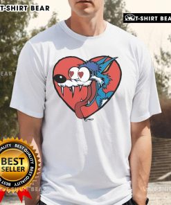 Top The Jesus Lizard Wolf Heart T-Shirt featuring bold graphics and vibrant colors, perfect for fans of the band.