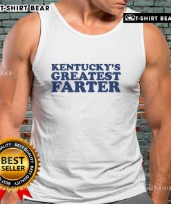 Top The Kentucky's Greatest Farter Tank Top featuring a humorous design perfect for casual summer wear.