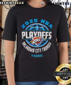 Top The Ultimate Oklahoma City Thunder Playoffs 2025 Ladies Tee for diehard fans, featuring team colors and logo.