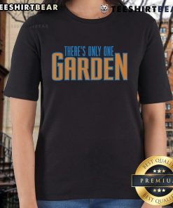 Top There's Only One Garden Ladies Tee featuring a vibrant floral design, perfect for garden enthusiasts and casual wear.