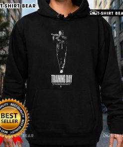 Antoine Fuqua wearing a stylish hoodie during Top Training Day, showcasing athletic style and motivation.