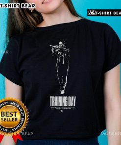 Alt Text: Top Training Day Antoine Fuqua Ladies Tee featuring a stylish design and comfortable fit for everyday wear.