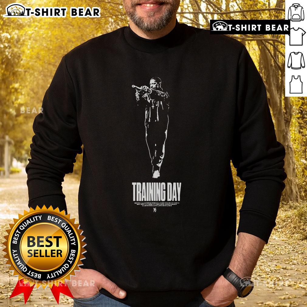 Top Training Day Antoine Fuqua Sweatshirt Antoine Fuqua wearing a stylish sweatshirt at Top Training Day event, showcasing fitness and motivation.