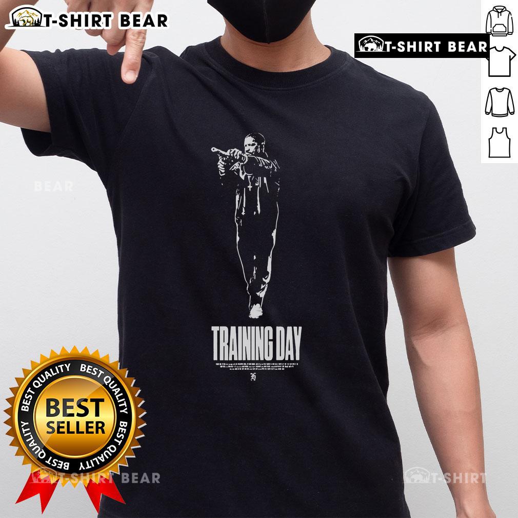 Top Training Day Antoine Fuqua T Shirt Top Training Day Antoine Fuqua T-Shirt featuring iconic movie graphics and bold colors, perfect for fans of the film.