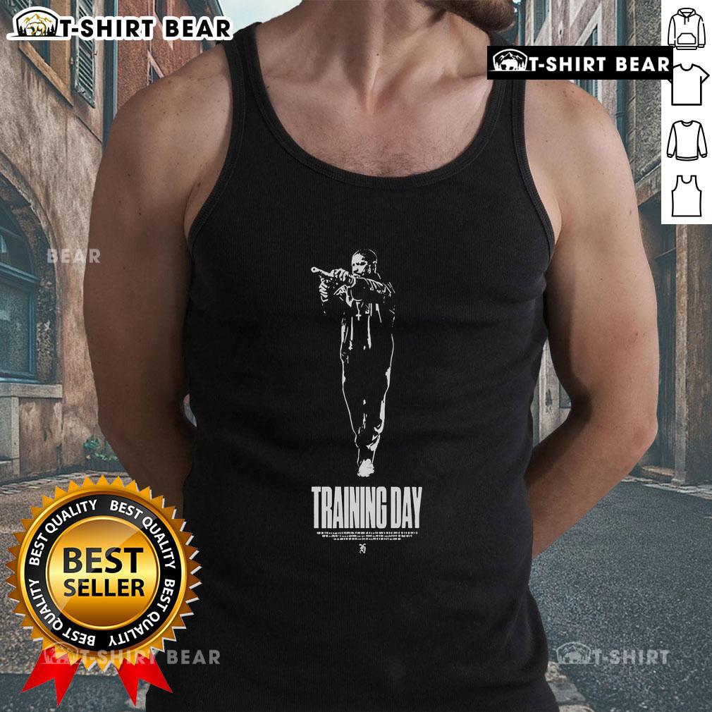Top Training Day Antoine Fuqua Tank Top Antoine Fuqua in a stylish tank top during Top Training Day, showcasing fitness and dedication to training.