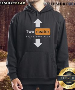 Top Two Seater Enjoy Your Ride logo hoodie in stylish design, perfect for casual wear and automotive enthusiasts.