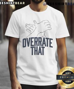 Top Tyrese Haliburton Overrate That Indiana Pacers Hands T-Shirt featuring bold graphics and vibrant colors for fans.
