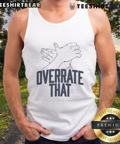 Top Tyrese Haliburton Overrate Indiana Pacers Hands Tank Top featuring vibrant design and stylish fit for fans.