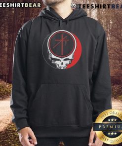 Top Uniform Dead Skull Hoodie featuring a striking skull graphic on a stylish black background, perfect for casual wear.