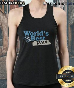 Top Utah Mammoth World's Best Dad tank top featuring a bold design, perfect for Father's Day or casual wear.