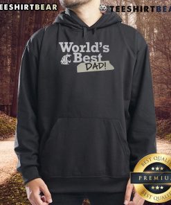 Alt Text: Top Washington State Cougars World's Best Dad Hoodie in red with logo, perfect gift for proud WSU fans.