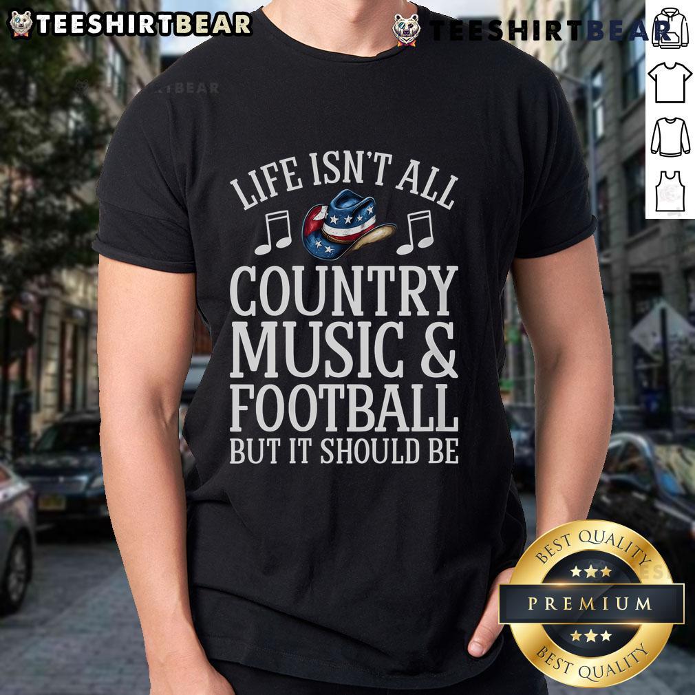 Top Womens Country Music And Football Funny Country Music T Shirt Funny country music T-shirt for women featuring country music and football themes, perfect for music and sports lovers.