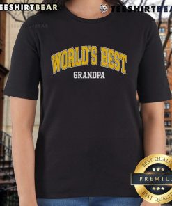 Top Worlds Best Grandpa Ladies Tee featuring a stylish design perfect for celebrating grandfathers on special occasions.