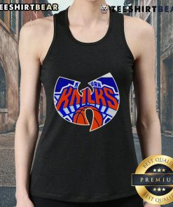 Stylish Top Wu Tang New York Knicks basketball logo tank top in vibrant colors for fans and fashion enthusiasts.