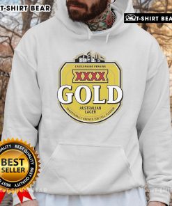 Top XXXX Beer Gold Australian Lager Castlemaine Perkins hoodie showcasing logo for full flavor appreciation.
