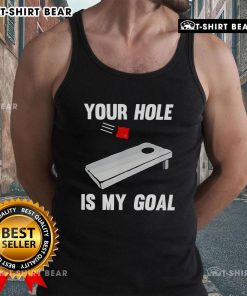Top You Hole Is My Goal Tank Top in vibrant colors, perfect for workouts and casual outings, showcasing a motivational design.
