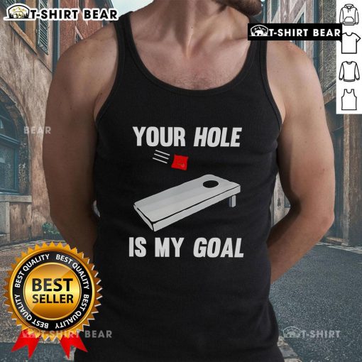 Top You Hole Is My Goal Tank Top in vibrant colors, perfect for workouts and casual outings, showcasing a motivational design.