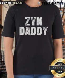 Top Zyn Daddy Ladies Tee featuring a stylish design, perfect for casual wear and showcasing unique graphic art.
