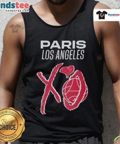 Official PSG X XO Stadium Los Angeles tank top featuring stylish design and vibrant colors, perfect for fans and fashion.