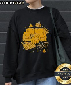 Good American Socks Welcome Home Good Boy Sweatshirt