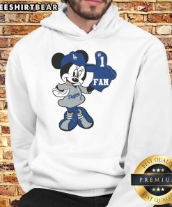 Good Minnie La Dodgers Minnie Mouse Dodgers Fan Baseball Hoodie