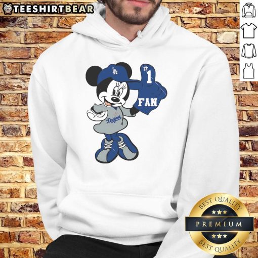 Good Minnie La Dodgers Minnie Mouse Dodgers Fan Baseball Hoodie