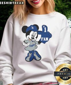 Good Minnie La Dodgers Minnie Mouse Dodgers Fan Baseball Sweatshirt