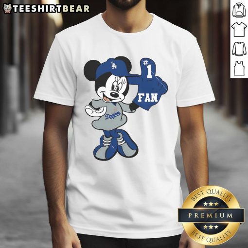 Good Minnie La Dodgers Minnie Mouse Dodgers Fan Baseball T Shirt