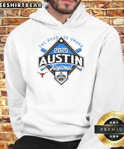 Good The Road To Omaha 2025 Ncaa Baseball Austin Regional Hoodie