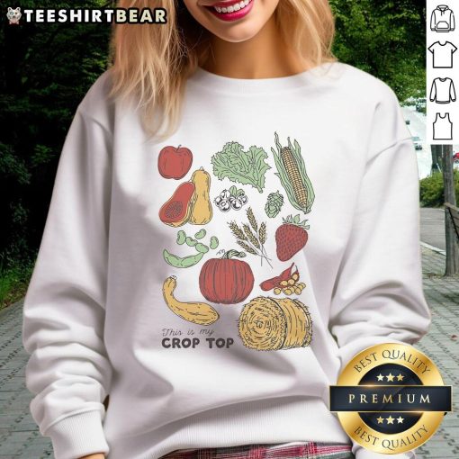 Good This Is My Crop Top Sweatshirt